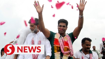 Pakistan honours Olympic gold medalist Nadeem on Independence Day