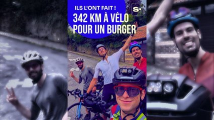 Ils ont fait Paris-Huy à… vélo juste pour manger le « burger de l’impossible » de 3,7 kg
