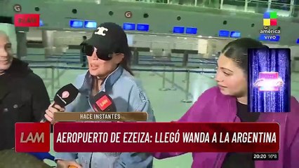 Wanda Nara llega a la Argentina para enfocarse de lleno en su nuevo proyecto laboral