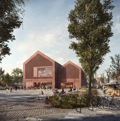 Timelapse shows construction progress on Blyth Culture Hub