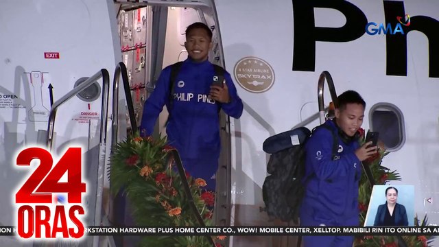 Mga atletang Pinoy, mainit na sinalubong ng kanilang pamilya at mga taga-suporta | 24 Oras