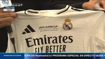 Camiseta del Real Madrid para la Supercopa de Europa 2024 ante el Atalanta