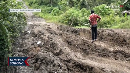 Begini Kondisi Akses Jalan Menuju Kampung Wisata Malasigi yang Rusak