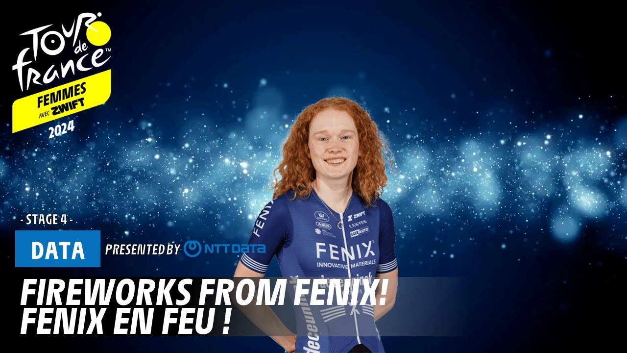 Fireworks from Fenix!  - Tour de France Femmes avec Zwift 2024