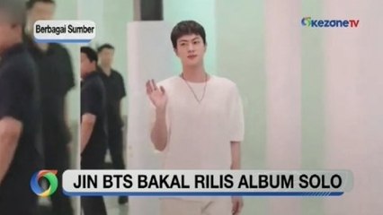 Jin BTS Bakal Rilis Album Solo