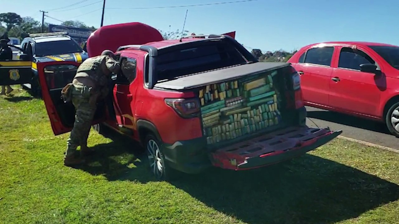 Grande apreensão de drogas é realizada pela PRF na BR-277, em Cascavel