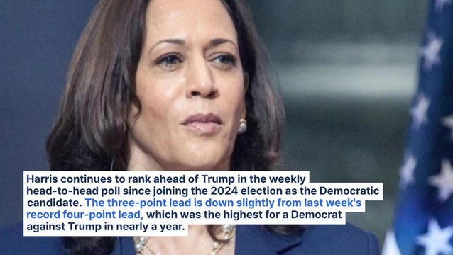 Harris Vs. Trump: Vice President Leads 2024 Election Poll by 3 Points, Shows Strength Among Independent, Young Voters
