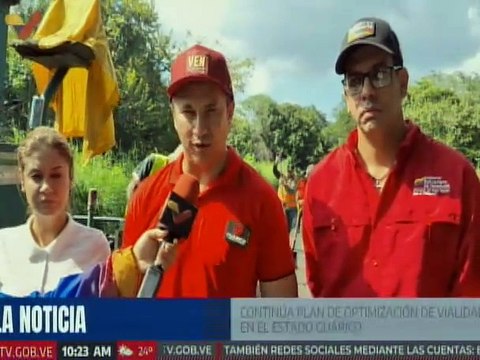 Avanzan los trabajos de optimización de la vialidad del estado Guárico