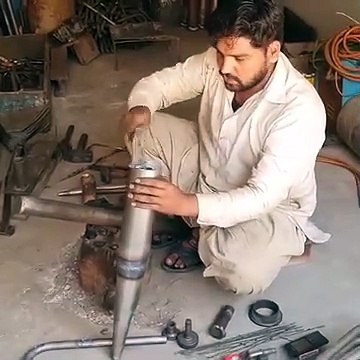 Exhaust Silencer Making Process (3)