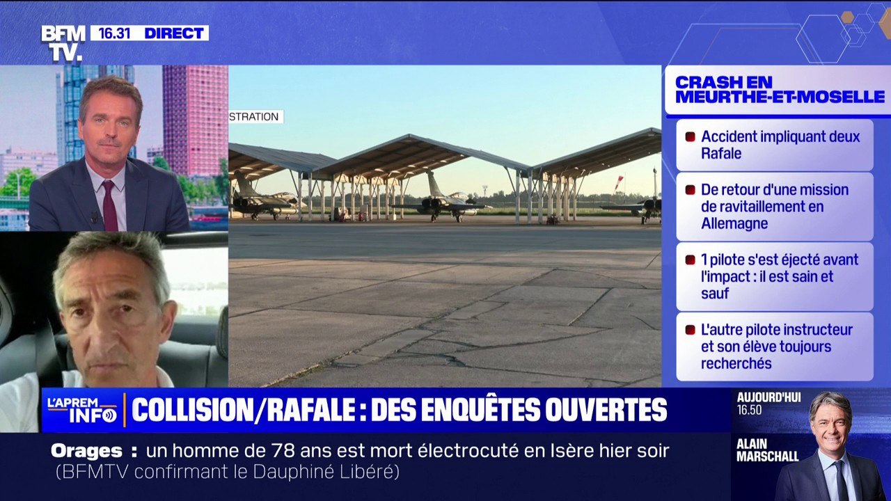 Pilotes de Rafale recherchés après une collision: "Ce n'est pas rassurant de ne pas avoir d'informations à ce stade", pour Patrick Dutartre (général de l'armée de l'air)