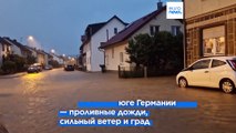 Сильные грозы в Западной Европе