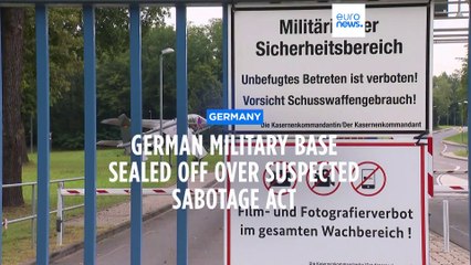 German authorities investigate possible sabotage at army base near Cologne