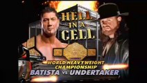 WWE Survivor Series 2007 - Batista vs The Undertaker (Hell In A Cell Match, World Heavyweight Championship)