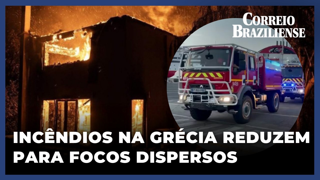 Grécia recebe ajuda de países europeus para combater incêndios