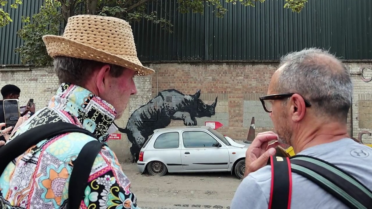 Banksy's animal-themed artworks popping up across London