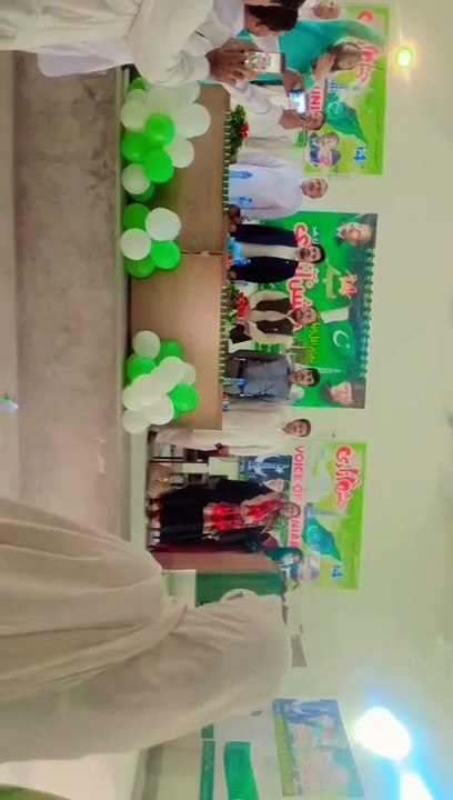 Celebrating 14 august in my city chiniot