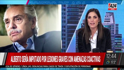 Alberto Fernández será imputado por lesiones graves y amenazas tras la denuncia de Fabiola Yáñez