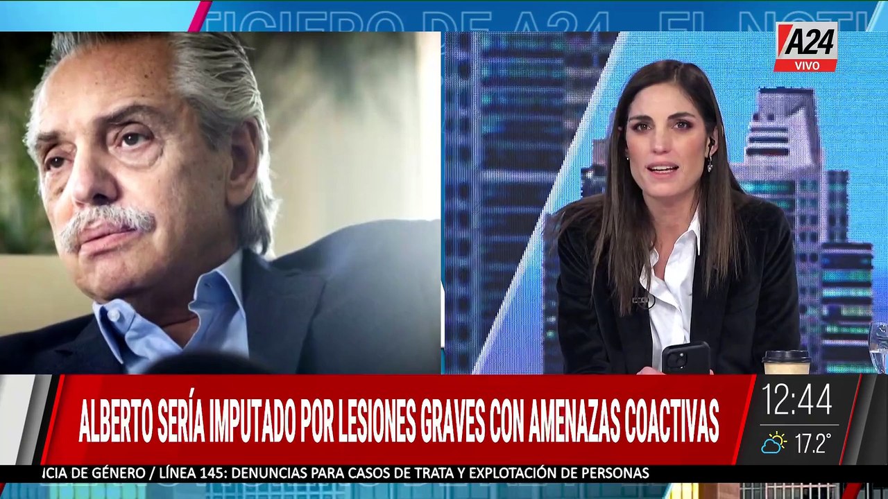 Alberto Fernández será imputado por lesiones gr...