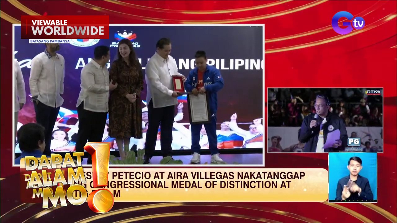 Pinoy Olympians, hinandugan ng magarbong piging sa Malacañang | Dapat Alam Mo!