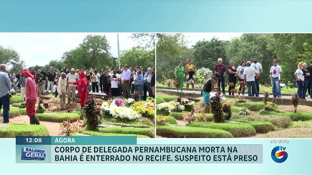 Delegada pernambucana é sepultada nesta manhã (13) na Zona Oeste do Recife