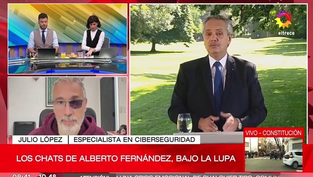El detalle del video de Alberto Fernández y Tamara Pettinato que paso inadvertido