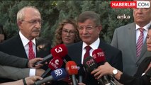 Davutoğlu, Kılıçdaroğlu'nu ziyaret etti