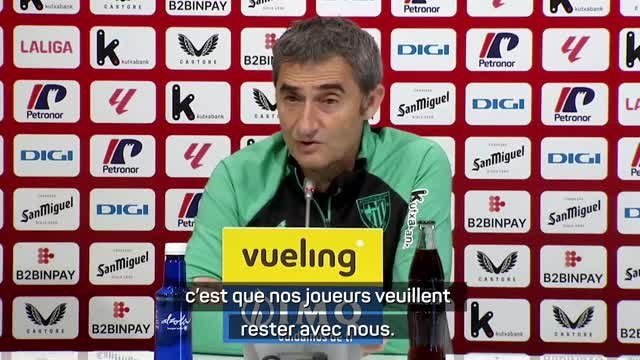 Bilbao - Valverde : Important pour le club de garder Nico Williams