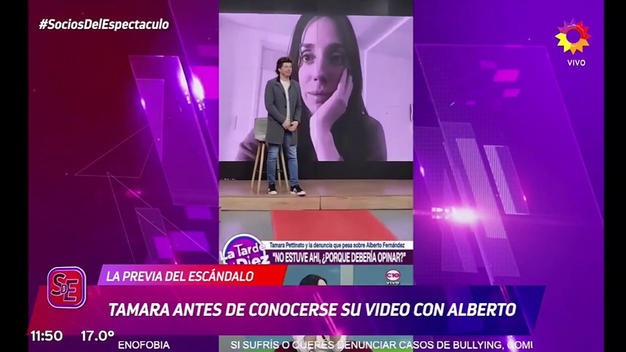 La incómoda reacción de Tamara Pettinato al ser consultada por la denuncia de Fabiola Yañez a Alberto Fernández