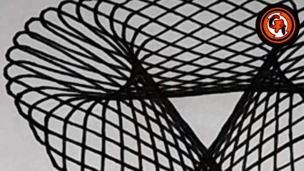 (VIDEO #18) ️️ DIBUJANDO un hermoso diseño geométrico con marcadores de colores y un espirógrafo.