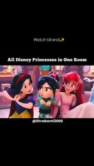 All Disney Princesses in one room...