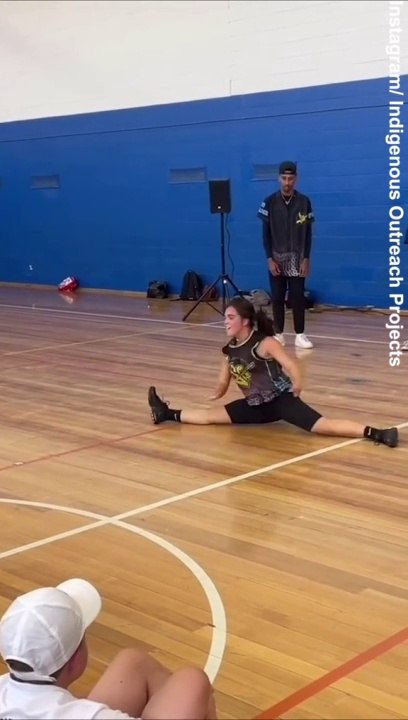 Australian dancer Scarlett Frances shows off her talent