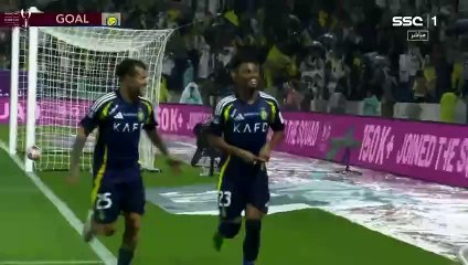 اهداف مباراة النصر والتعاون 2 0 كأس السوبر السعودي