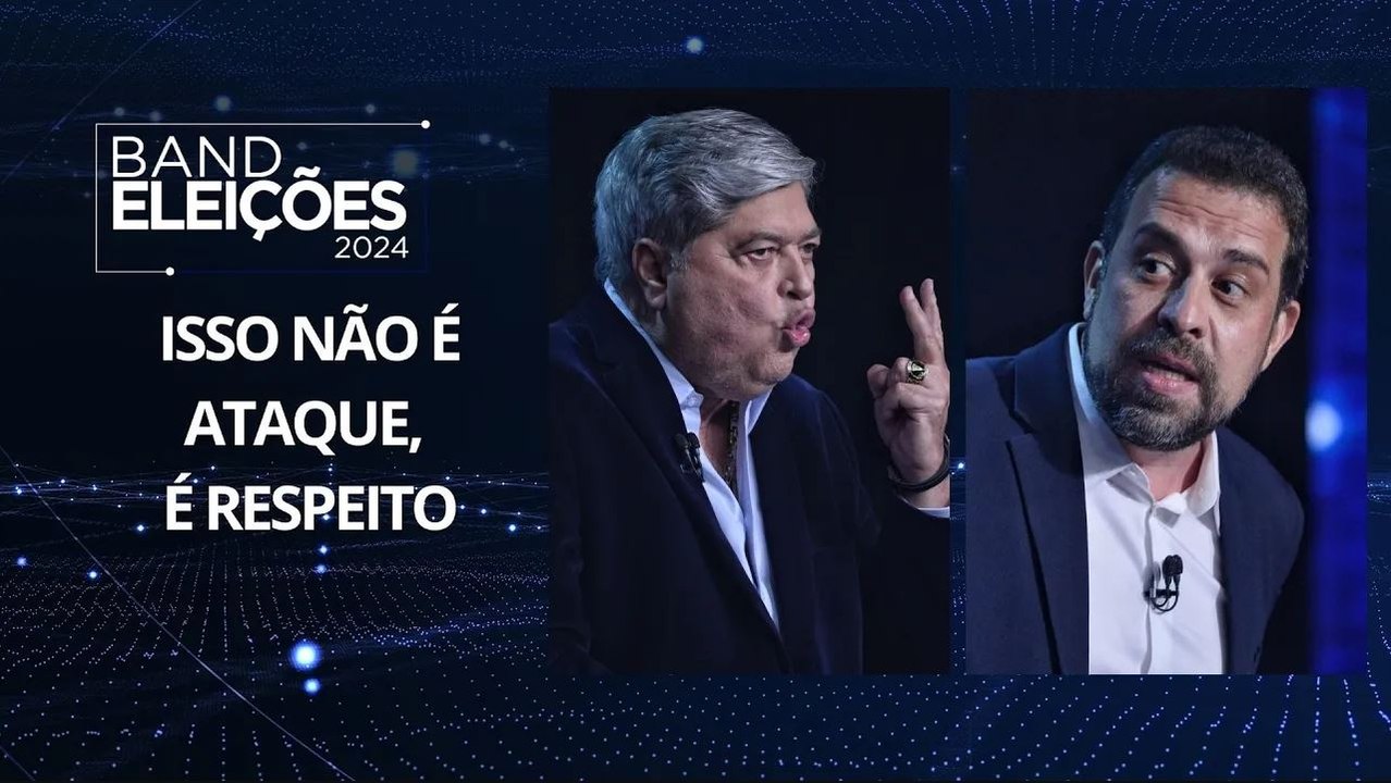 Datena questiona Boulos sobre a saúde pública de São Paulo