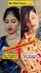 Me Pilot Huu" ✈️ #akkyreact24 #youtubeshorts #shorts