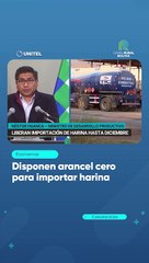 Disponen arancel cero para importar harina