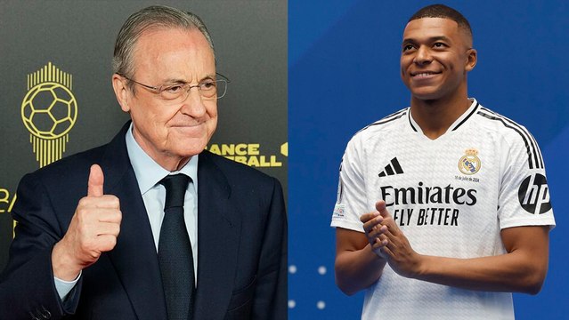 Florentino Pérez y el debut de Mbappé en la Supercopa: No es fácil estrenarse en el Real Madrid con un gol