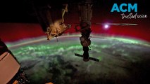 Stunning aurora borealis timelapse captured from space