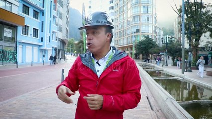 En los próximos días continuarán  actividades de instalación de concreto estampado en la avenida Jiménez entre calle 19 y carrera 6