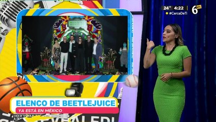 Elenco de 'Beetlejuice' sorprende a México