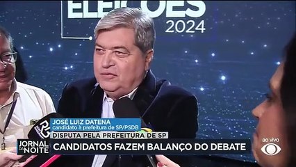 "Me causou um prejuízo", diz Datena sobre Nunes após o debate