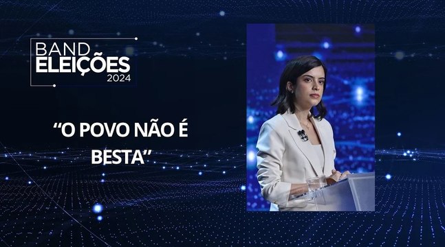 Nenhum deles têm coragem de perguntar para mim , diz Tabata Amaral após debate