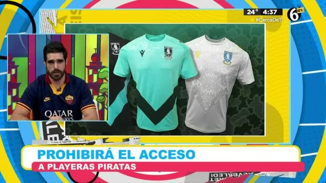 Este equipo prohibirá el acceso con playeras piratas