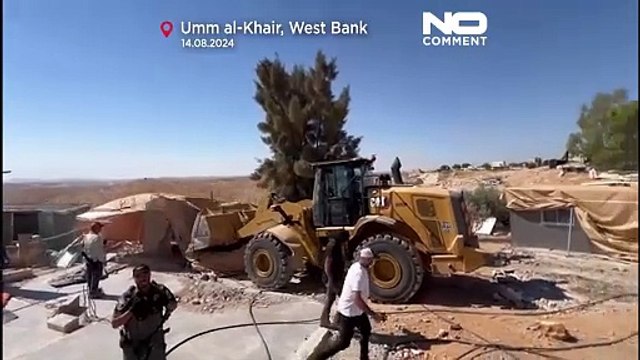 بولدوزرهای ارتش اسرائیل چند خانه دیگر بادیه‌نشینان را در کرانه باختری اشغالی ویران کردند