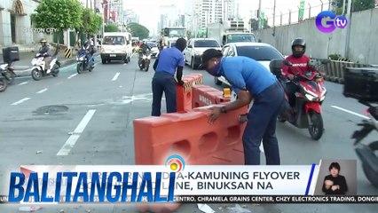 Ni-repair na EDSA-Kamuning flyover southbound lane, binuksan na | Balitanghali