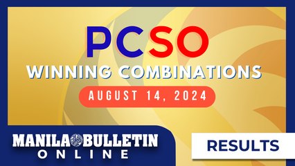 Lotto Draw Results, August 14, 2024 | Grand Lotto 6/55, Mega Lotto 6/45, 4D, 3D, 2D