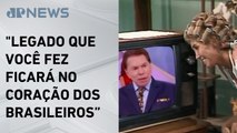 Atriz que interpretou Dona Florinda, na série ‘Chaves’, presta homenagem a SIlvio Santos