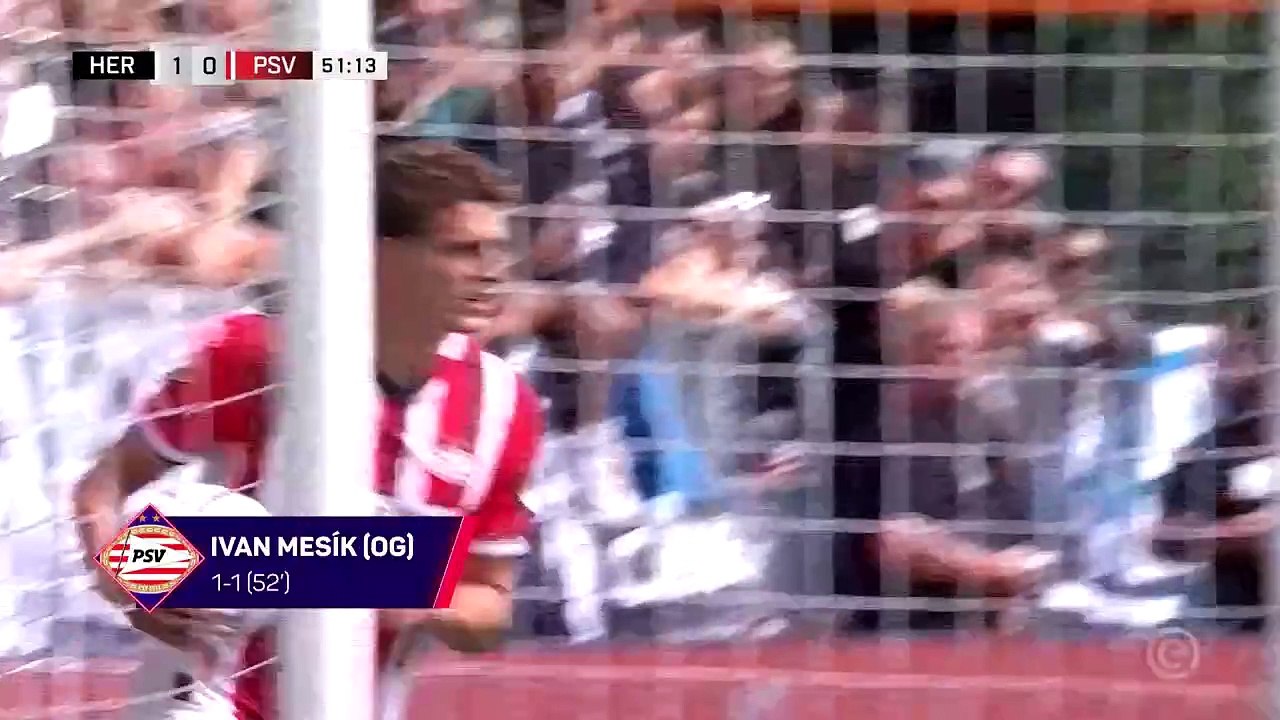 PSV score three second-half goals to beat Heracles