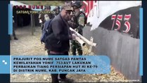 Prajurit Pos Nume Satgas Pamtas Wilayah Yonif 753/AVT Lakukan Perbaikan Tiang Persiapan HUT RI ke 79 di Distrik Nume, Kab. Puncak Jaya