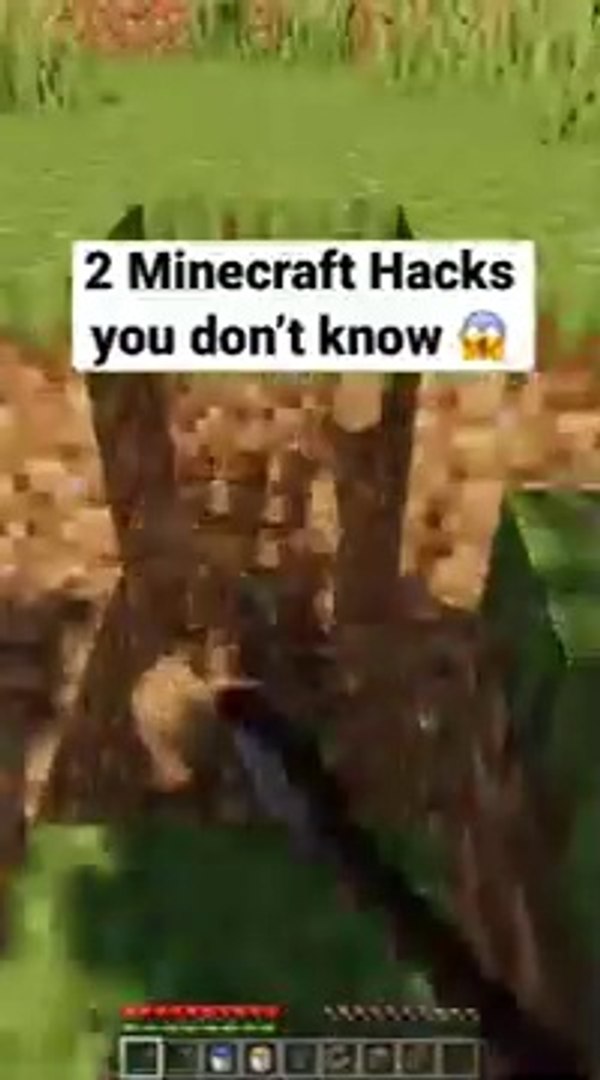 ⁣Minecraft_ 2 TikTok Hacks that ACTUALLY WORK #shorts  minecraft gaming shortsminecraft minecraft sho