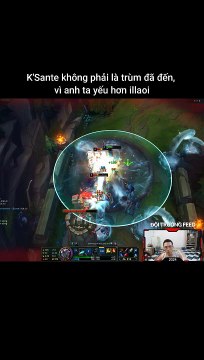 K’Sante không phải là trùm đã đến, vì anh ta yếu hơn illaoi #ksante #illaoi #lienminhhuyenthoai #leagueoflegends